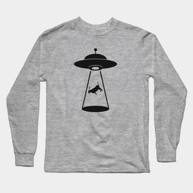 Cow Abductions Long Sleeve T-Shirt by Astroman_Joe